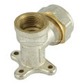 Brass compression Wall plate elbows